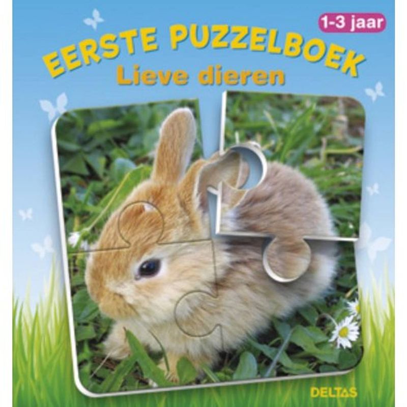 Foto van Eerste puzzelboek lieve dieren 1-3 jaar