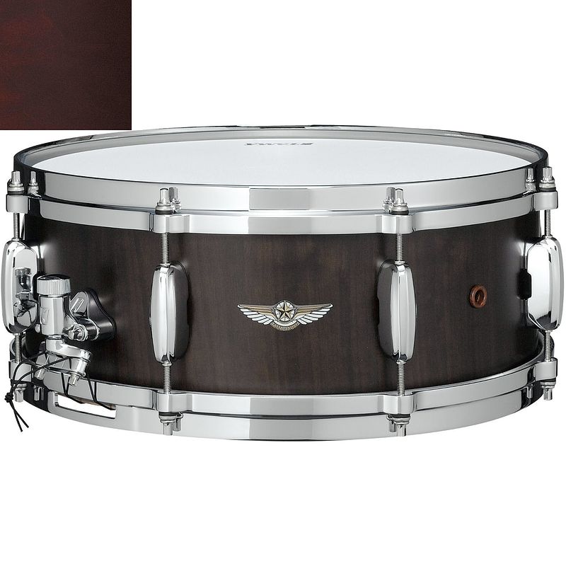 Foto van Tama tws1455-dmw star walnut snare dark mocha walnut 14 x 5.5