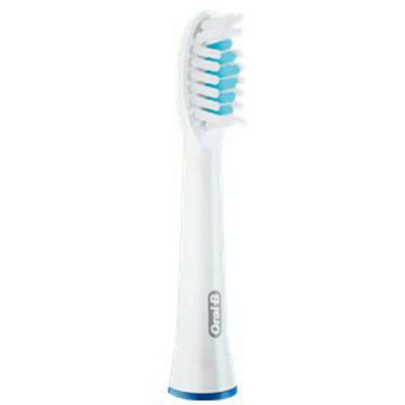 Foto van Oral-b pulsonic sensitive opzetborstel voor elektrische tandenborstel 4 stuk(s) wit