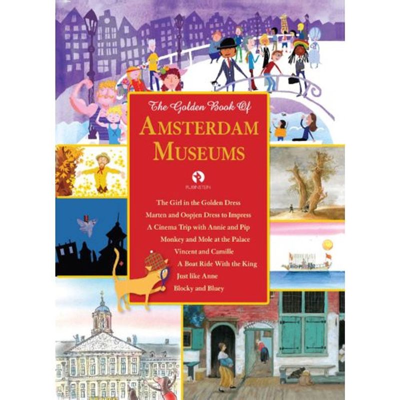 Foto van The golden book of amsterdam museums - gouden