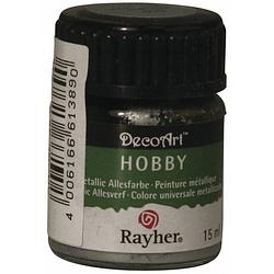 Foto van Acrylverf/hobbyverf zilver 15 ml hobby materiaal - hobbyverf