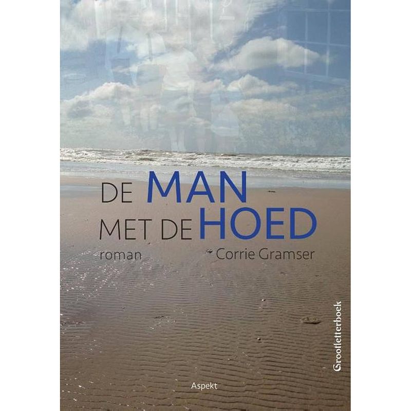 Foto van De man met de hoed - grootletterboek