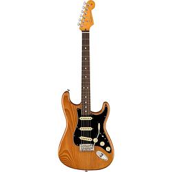 Foto van Fender american professional ii stratocaster roasted pine rw elektrische gitaar met koffer