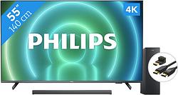 Foto van Philips 55pus7906 - ambilight + soundbar + hdmi kabel