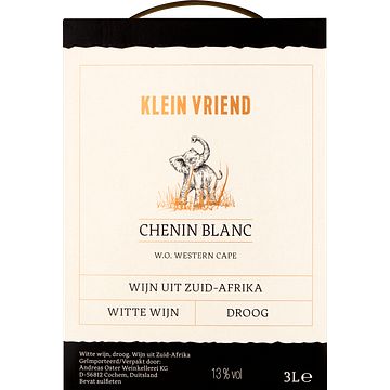 Foto van Klein vriend chenin blanc 3l bij jumbo