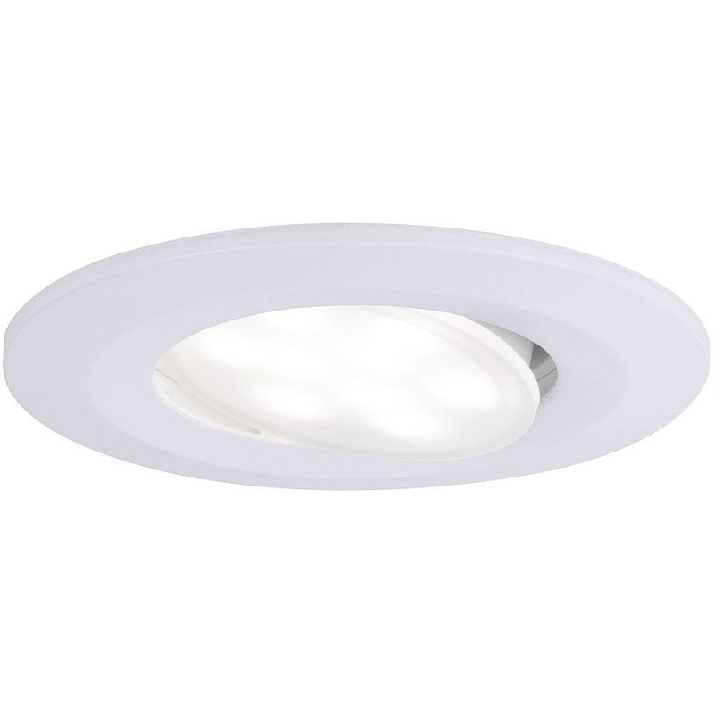 Foto van Paulmann calla led-inbouwlamp voor badkamer 5.5 w ip65 wit (mat)