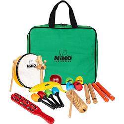 Foto van Nino percussion ninoset16 mixed rhythm set 16-delige percussieset