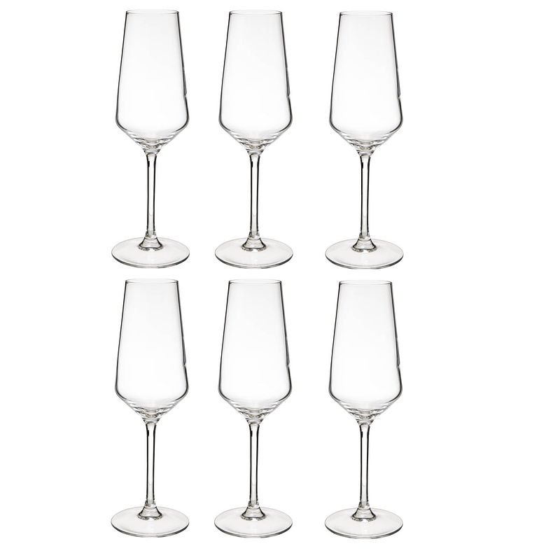 Foto van 4goodz kailua set champagne flutes 6 stuks inhoud 23 cl