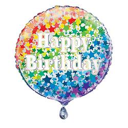 Foto van Haza original folieballon ""happy birthday"" multicolor 45 cm
