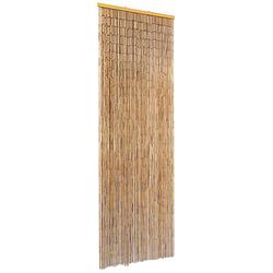 Foto van Vidaxl vliegengordijn 56x185 cm bamboe