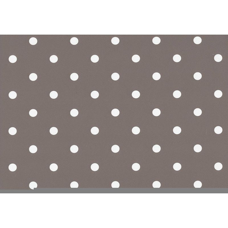 Foto van Wicotex plakfolie-plakplastic dots taupe 45cm x 15mtr. rol