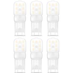 Foto van Led lamp 6 pack - brinton adcin - g9 fitting - 3w - dimbaar - helder/koud wit 6500k