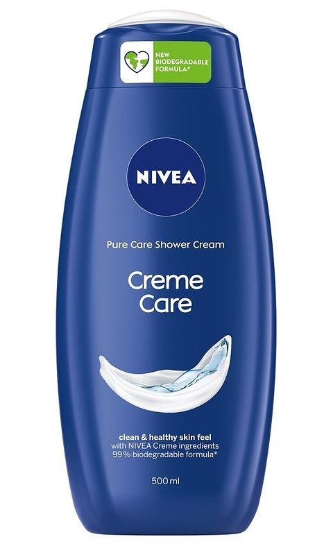 Foto van Nivea pure care shower creme care 500ml bij jumbo