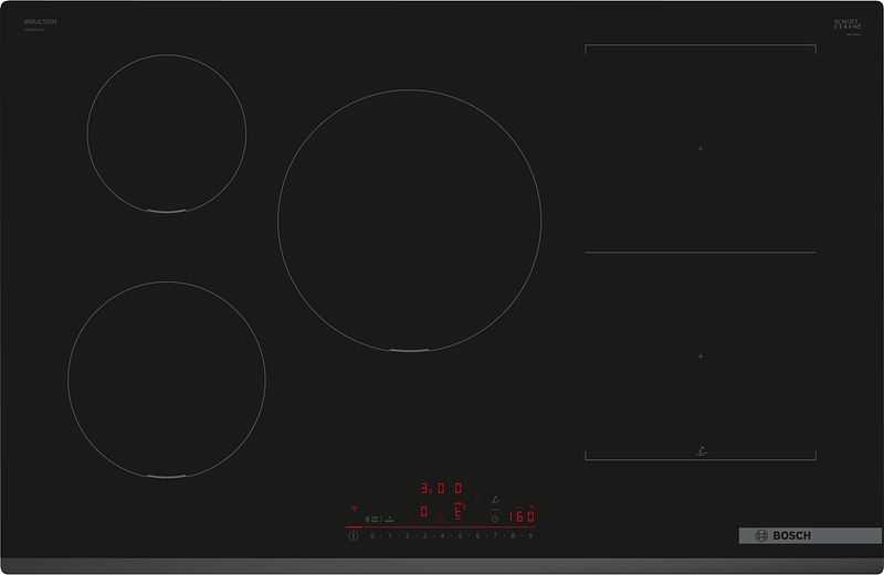 Foto van Bosch pvw831hc1e inductie inbouwkookplaat zwart