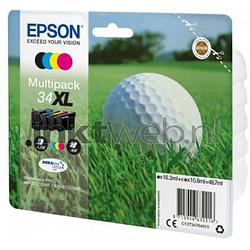 Foto van Epson 34xl multipack zwart en kleur cartridge