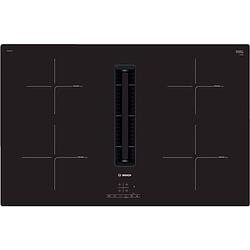 Foto van Bosch pie811b15e inductiekookplaat met afzuiging 80 cm