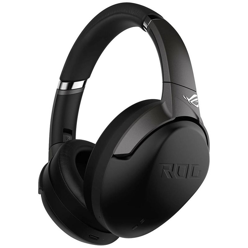 Foto van Asus rog strix go bt over ear headset bluetooth gamen 7.1 surround zwart noise cancelling volumeregeling, microfoon uitschakelbaar (mute)