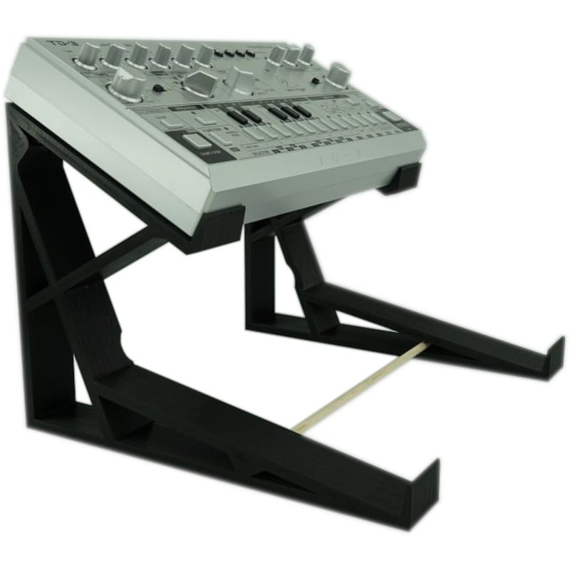 Foto van Coverup desktop statief voor behringer td3/rd6, roland tb303 2-tier