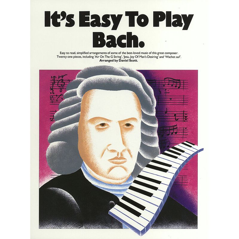 Foto van Hal leonard it'ss easy to play bach pianoboek