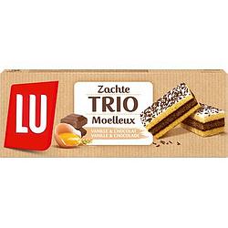 Foto van Lu zachte cake trio vanille & chocolade 6 stuks 180g bij jumbo