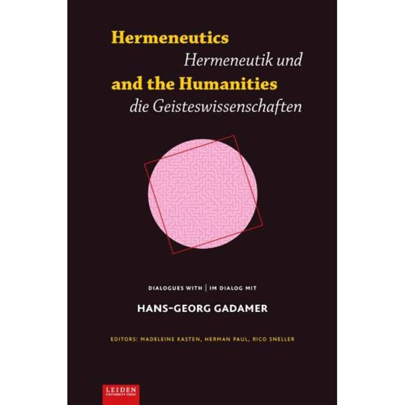 Foto van Hermeneutics and the humanities / hermeneutik und