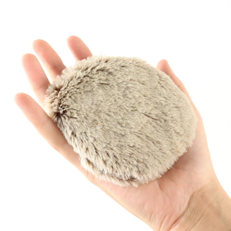 Foto van Marbeaux handwarmers - magnetron - pittenzak - bruin - faux - fur