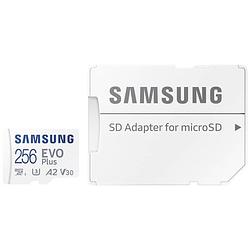 Foto van Samsung evo+ flash geheugenkaart microsd 256gb