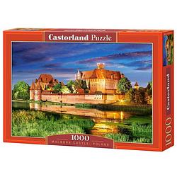 Foto van Malbork castle, poland puzzel 1000 stukjes