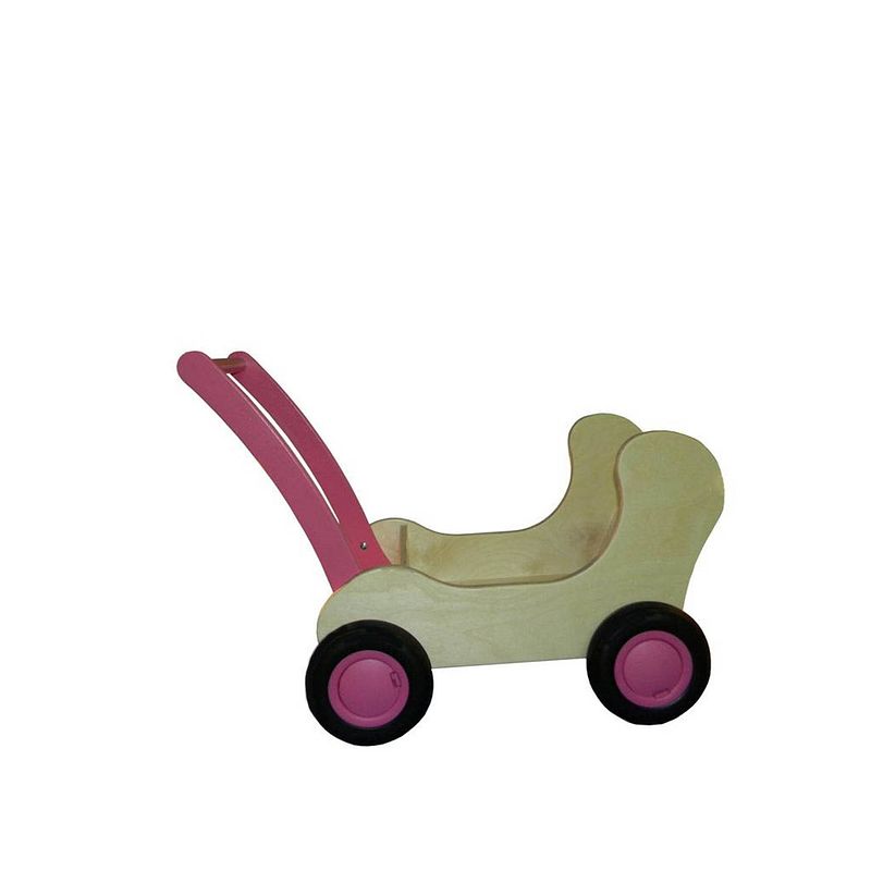 Foto van Van dijk toys combi poppenwagen roze