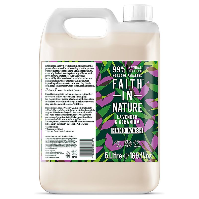 Foto van Faith in nature lavendel & geranium handwash