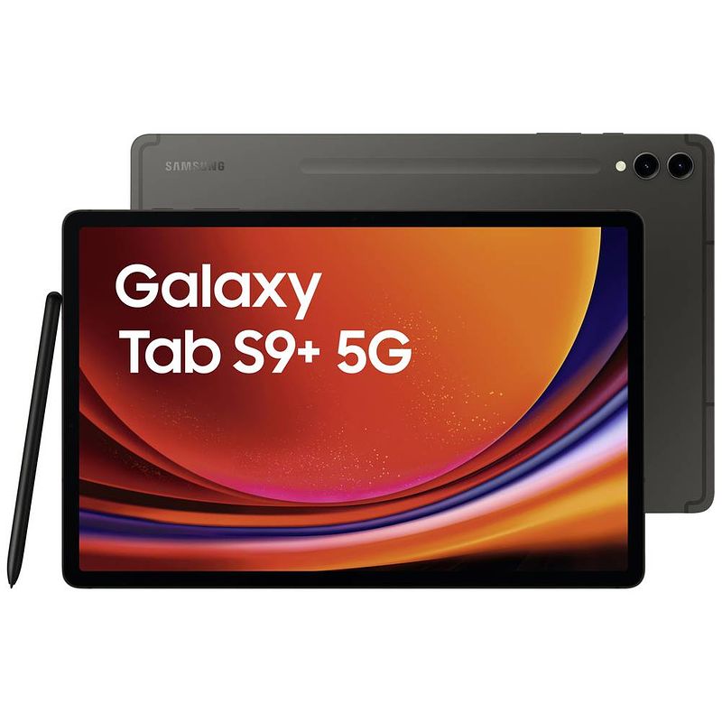 Foto van Samsung galaxy tab s9 plus 12.4 inch 512 gb wifi + 5g zwart