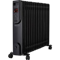 Foto van Camry cr 7820 - olie radiator 15 - ribs incl. afstandsbediening - zwart