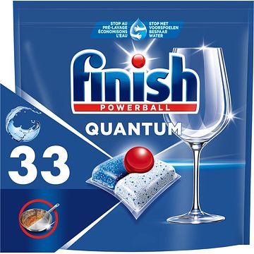 Foto van Finish quantum all in one regular vaatwastabletten 33 capsules bij jumbo