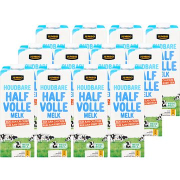 Foto van Jumbo houdbare halfvolle melk 12 x 1l