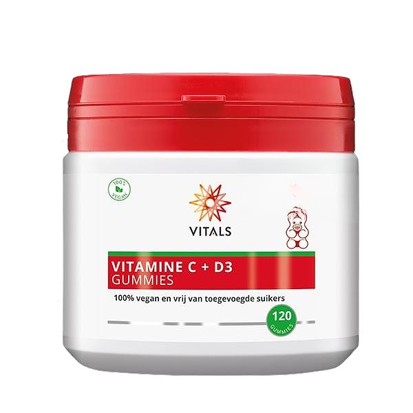 Foto van Vitals vitamine c + d3 gummies