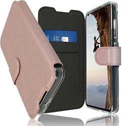 Foto van Accezz xtreme wallet bookcase samsung galaxy s23 plus telefoonhoesje roze