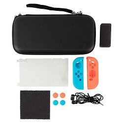 Foto van Nintendo switch case met 12 accessoires