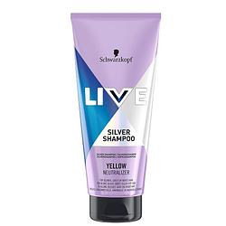 Foto van Live silver shampoo shampoo voor het neutraliseren van gele tinten 200ml