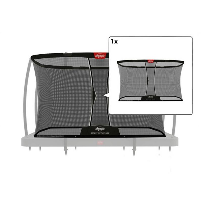 Foto van Berg trampoline veiligheidsnet - safety net deluxe - 330 x 220 cm - los net