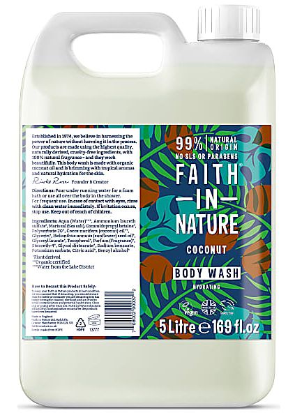 Foto van Faith in nature bodywash kokosnoot