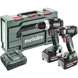 Foto van Metabo bslbl+ssd200ltbl 685196000 accu-schroefboormachine, accu-slagmoersleutel 18 v 5.2 ah li-ion incl. accu, incl. lader