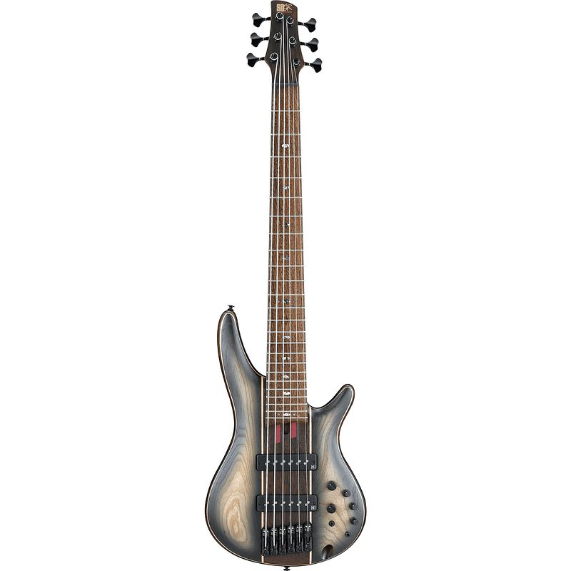 Foto van Ibanez premium sr1346b-dwf dual shadow burst flat 6-snarige elektrische basgitaar