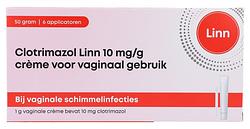 Foto van Linn clotrimazol 10mg/g vaginale crème