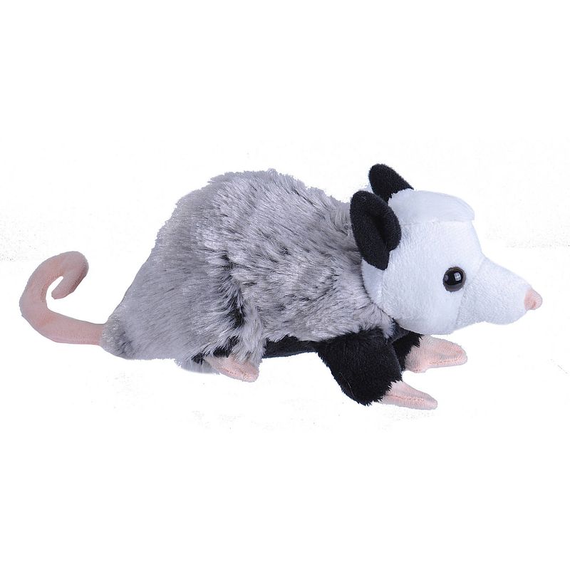 Foto van Pluche knuffel opossum buidelrat van 13 cm - knuffeldier