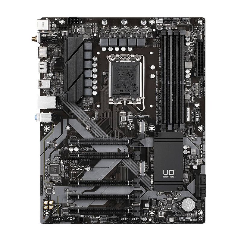 Foto van Gigabyte b760 ds3h ax ddr4 moederbord socket intel 1700 vormfactor atx moederbord chipset intel® b760 express