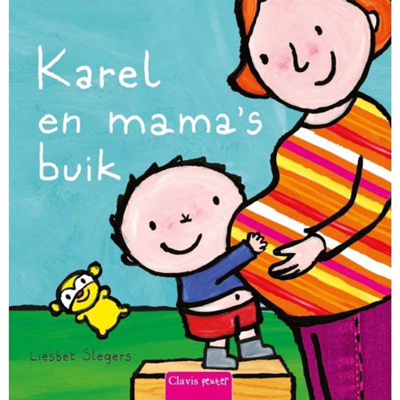 Foto van Karel en mama's buik