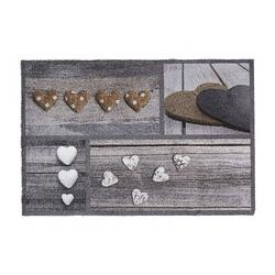 Foto van Md entree - design mat - universal - hearts - 67 x 120 cm