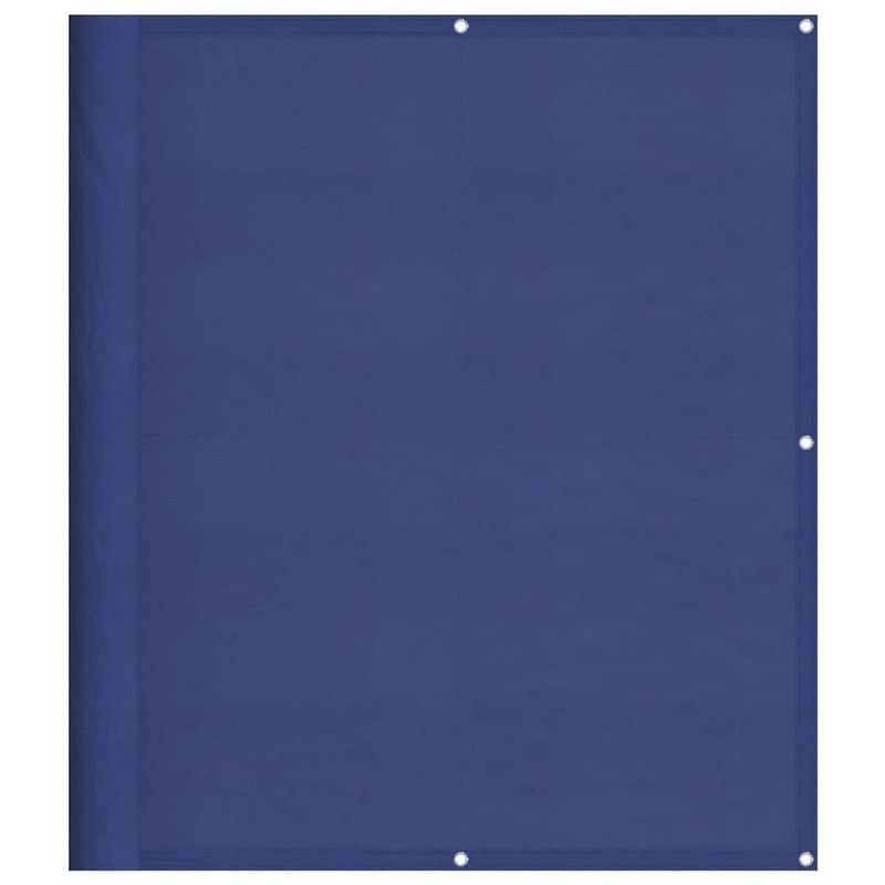 Foto van Vidaxl balkonscherm 120x700 cm 100% oxford polyester blauw