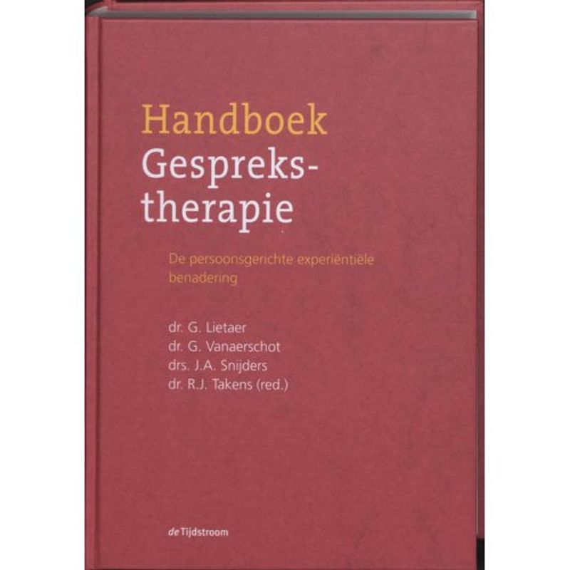 Foto van Handboek gesprekstherapie