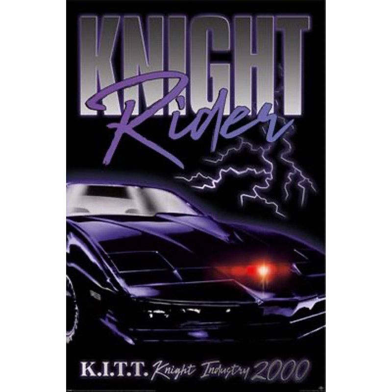 Foto van Poster knight rider kitt knight industry 2000 61x91,5cm